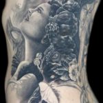 Chris DeLauder Tattoo Artist black and grey left side bottom