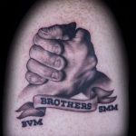 Emily Graven black and grey brothers hands