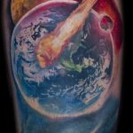 Emily Graven Tattoo Artist black and grey and color outdoor sleeve 2